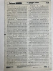 Letraset Instant Lettering Engineering Standard 4 Sheets- 10/12/14/24pt Used