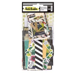 Vicki Boutin COLOR KALEIDOSCOPE (50pc) FRAMES & JOURNALING EPHEMERA DIE CUTS