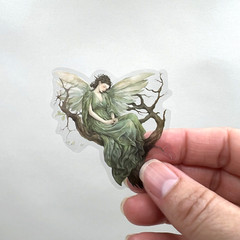 Forest Fairy Stickers Nature Fantasy Junk Journal Collage Scrapbooking