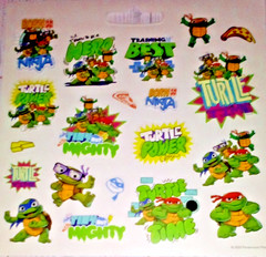 Teenage Mutant Ninja Turtles Sticker Sheet Nickelodeon Mutant Mayhem