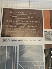 Creative Memories Papers Neutral Short Cuts ,Soft Touch Pastels,Cheerful Titles
