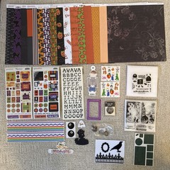HALLOWEEN Themed Embellishments Kit