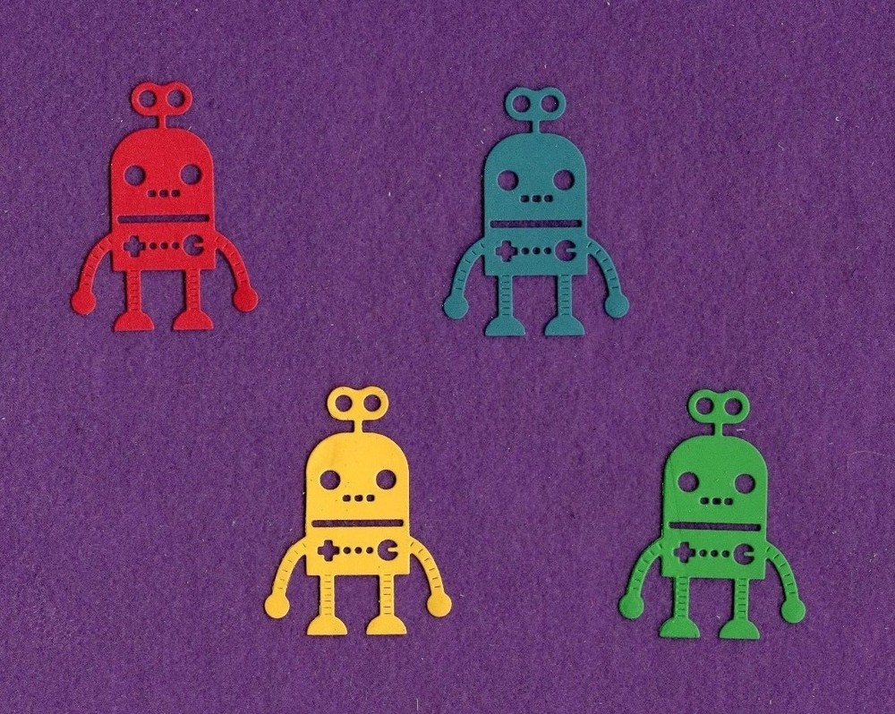 ROBOT # 3 machine die cuts scrapbook cards