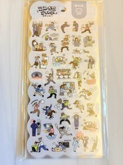 Mini Seal Stickers Sheet Mind Wave 82694 Komikaru Life Sticker Office