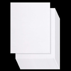 80 Pieces Sticker Collecting Paper Album Reusable Pages Release Blank Paper Doub