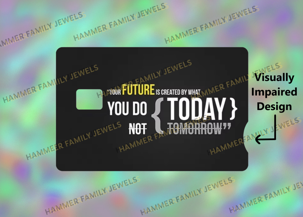 Your Future Funny Card Decal *