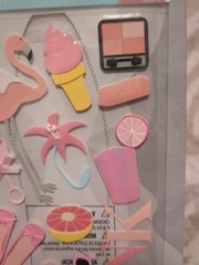 EK Success Jolee’s Boutique Large Pk 17 3-D Stickers Pink Goodies Extremely Rare