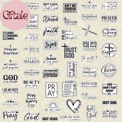 381 Pcs Small Christian Stickers, Inspirational Bible Verse Prayer Stickers 127