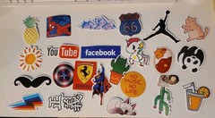 105 Retro Stickers