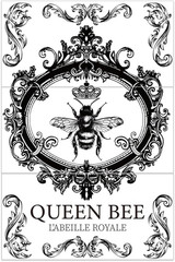 3pcs/Set Queen BEE Rub on Transfers for Furniture and Craft 12×6 inch Vintage Be