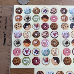 Donuts Small Stickers Cute Kawaii Sweets 105pcs