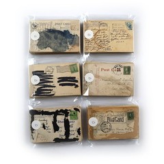 40 Damaged Used Postcards Lot – Vintage Distressed Posted Weathered Stained Mail