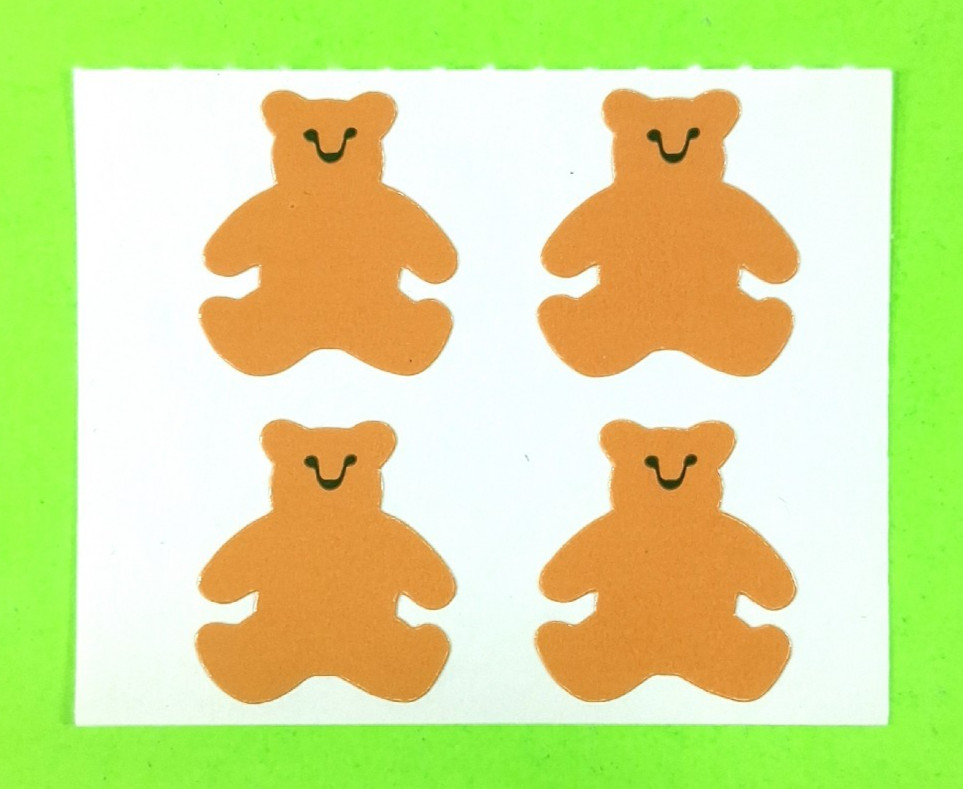 Vintage Mrs. Grossman’s Mini Teddy Bears Sticker Mod