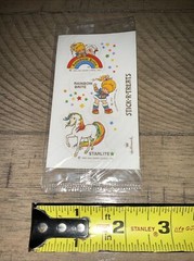 Vintage Hallmark 1983 Rainbow Brite Starlite Stick R Treats Stickers FREE SHIP