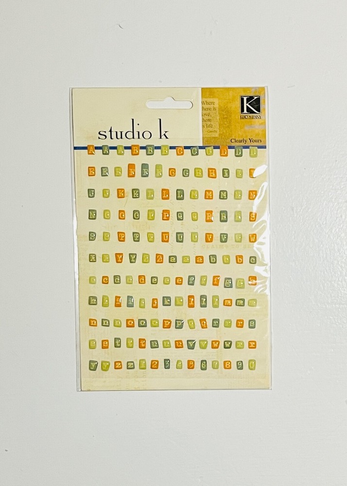 Studio K Clearly Yours Stickers