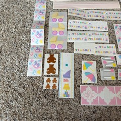 VINTAGE Mrs. Grossman’s Creative Memories, Stickopotamus Its A Girl Sticker lot