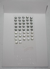 Stampin Up Retired FACETED GEMS TRIO PACK 42 Pieces