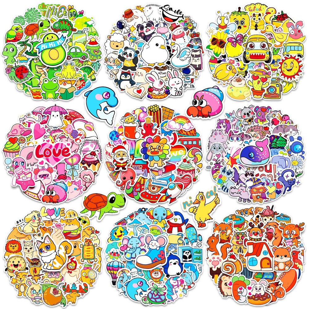 600Pcs Stickers for Kids, Water Bottle Stickers, Vinyl Waterproof Scrapbook