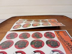 Vtg Eureka Scratch ‘n Sniff Stickers Halloween Lot Owl Cat Bat Jack ‘O Lanterns
