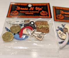 Dress It Up Halloween Collection-PIRATES 7 pieces Jesse James & Co Lot Of 2