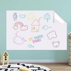 Peel and Stick Self Adhesive Wallpaper Whiteboard Roll Dry Erase Sticker