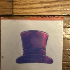 Touch Me Oilies Vintage Stickers Magic Theme Changing Colors Oily Rare 80s
