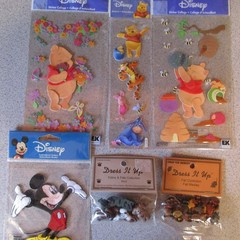 New Large Scrapbooking Supplies Lot Tools Tape Stickers Paper Embellishments