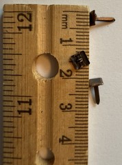 Antique Bronze Mini Metal Brads 50 Pcs Scrapbook Card Junk Journal Office #BR6