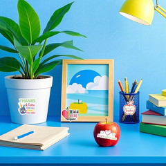 100 Pcs Teacher Stickers Teacher Appreciation Gifts Bulk Vinyl Waterproof Sticke