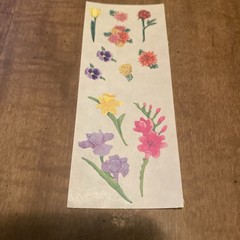 Creative Memories Spring FLOWERS Sticker Strip Rose, Tulip, Pansy Iris