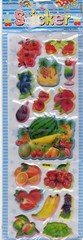 Lot of 8 Food scrapbook stickers -Recollections, Jolee’s, Punch Studio