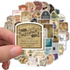 200 Waterproof Retro Gothic Potion Labels – Stylish Stickers for Personalization