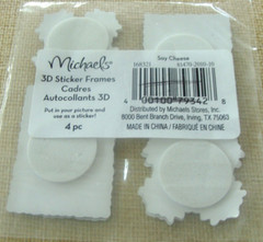 Michael’s B &W 3D Stickers Scrapbooking Mini Paper Frames 168321 Crafts Design