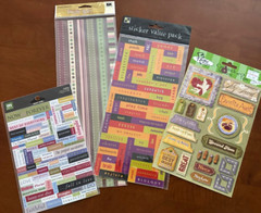 50+ New Packs of Stickers~Jolee’s`Sticko~Martha Stewart ~Bling~ Lots of Themes