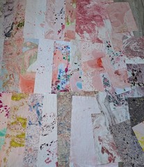39 Piece Handmade Artisan Paper For Scrapbooking, Card Making, Junk Journals
