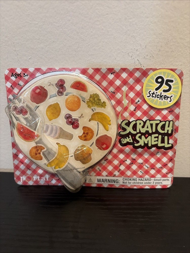 Vintage Portal Scratch And Smell Stickers 95 Food Items