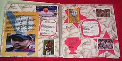 Boston Red Sox Collectible Home Made 2007 World Series Vintage Scrapbook Album