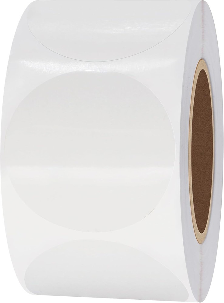 Clear Seal Sticker Envelope Seals 1.5 inch Round Circle Wafer Labels (1.5 inch R
