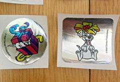 Vintage 80s Sticker Lot: Restored Foil Mylar Disney 101 Dalmatians Stickers READ