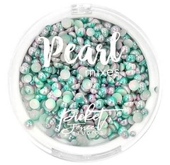 Picket Fence Gradient Flatback Pearls-Aquamarine & Pale Pink