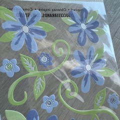 Mini Romantic Flowers Sticker Sheet Sticko Scrapbooking Journaling