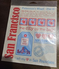 SRM Press «Say it with Stickers» Sticker Sheet ~ San Francisco #41013 6×8 sheet