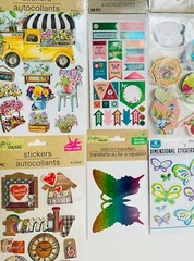 979 Random Lot Stickers Planner Craft Scrapbook Themes Supply Set