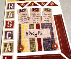 Bo Bunny Oh Boy Cardstock Stickers 12″ Scrapbooking 2013 Retired NOS Acid Free