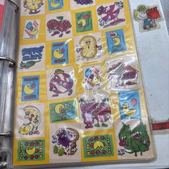 Vtg 1980s Small World Sticker Book Sanrio Scratch Sniff Hello Kitty 10 Pgs Album