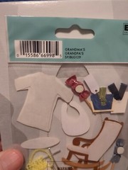 Jolees Grandma and Grandpa Scrapbook Stickers Grandparents House NIP SPJBLG129
