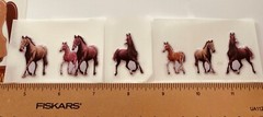 Mxd Horse Pony Wild West Cowboy Themed Stickers + Puffy Sticker Western Town Lot