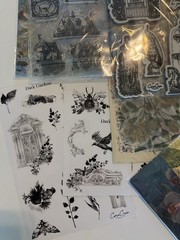 CoraCreaCrafts Vintage Secret Gardens Romantic Junk Journal Scrapbooking Lot