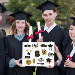 100Pcs Graduation Stickers 2026, College Class Graduation Decorations Stickers f