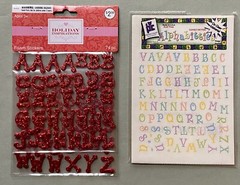 Lot of 26 Sheets Alphabet Stickers Sticko, MAMBI, NRN, K & Company New!